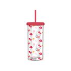 Vaso Para Bebidas Fr&iacute;as Silver Buffalo Sanrio Hello Kitty De 600 Ml Con Tapa