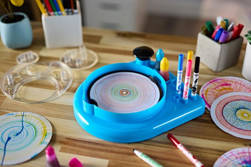 Art Station Crayola Spin & Spiral Para Ni&ntilde;os De... image number null