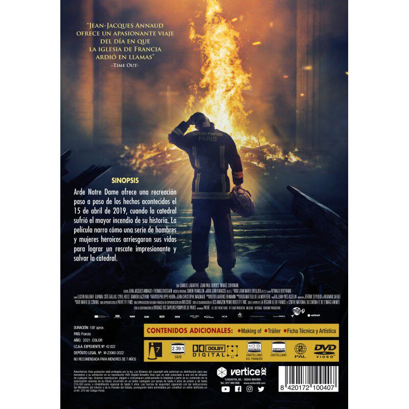 Arde Notre Dame [dvd] image number null