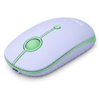 Rat&oacute;n Inal&aacute;mbrico Seenda Mou001 Bluetooth Delgado Verde/morado