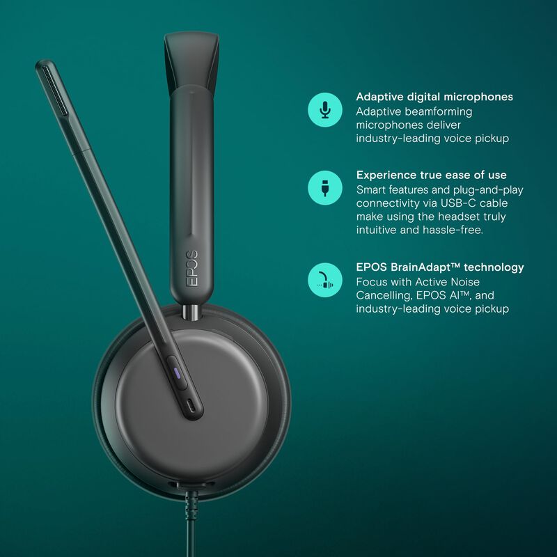 Auriculares Con Cable Epos Impact 860t Anc Con ... image number null
