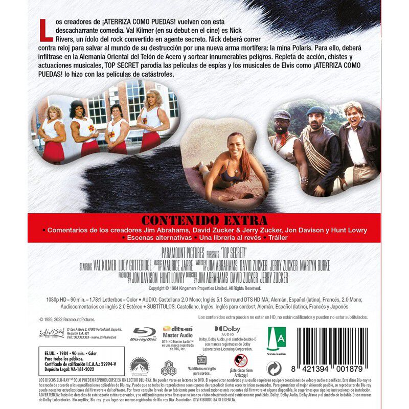 Top Secret! [BLU_RAY] (1984) image number null