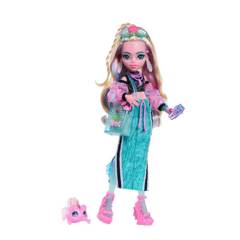 Mu&ntilde;eca Monster High Lagoona Blue Con Pez Mascot... image number null