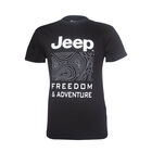 Playera Hombre Jeep Negra Estilo aventurero