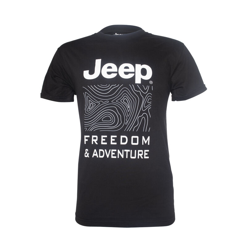 Playera Hombre Jeep Negra Estilo aventurero image number null