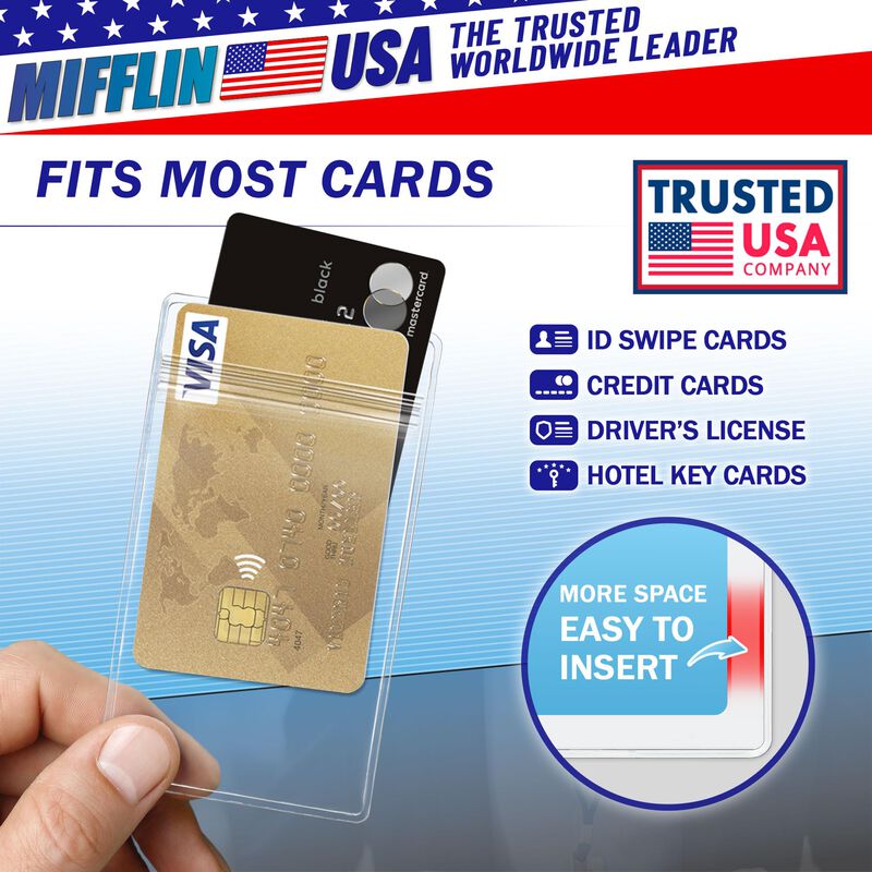 Porta Credencial Mifflin 2.25 X 3.5" Paquete De... image number null