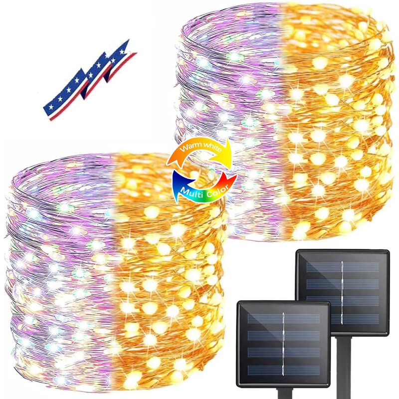 Luces Solares De Navidad En Cadena Bhclight Paq... image number null