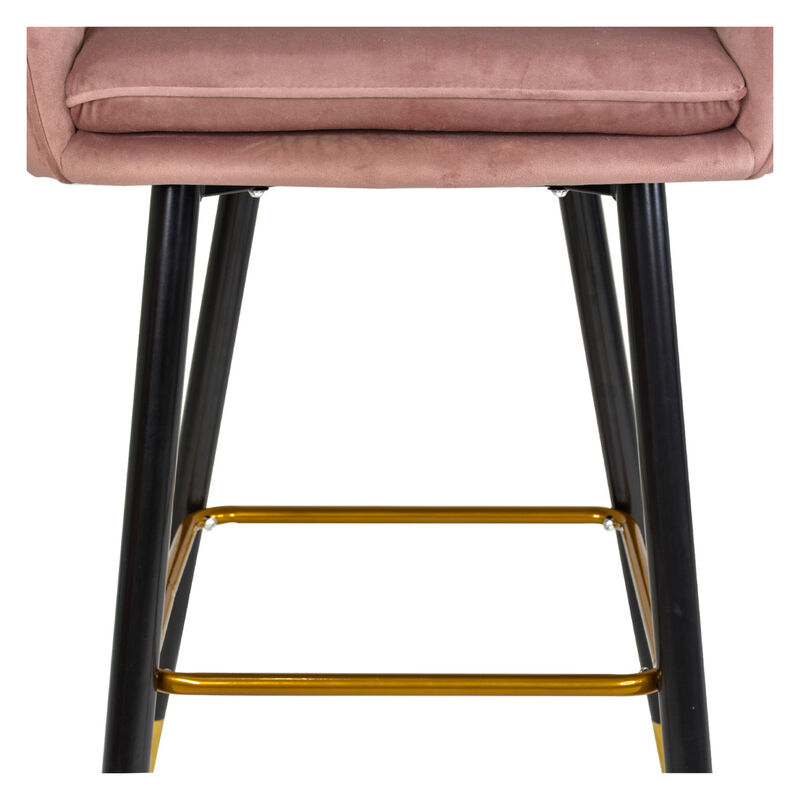 Sillas Altas Tapizadas Banco Terciopelo Velvet ... image number null