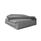 Juego De S&aacute;banas Wash Matrimonial 190x 245cm Gris
