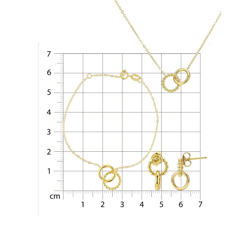Juego De Oro Amarillo 10k Con Pulsera | Bizzarr... image number null