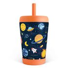 Vaso T&eacute;rmico Con Boquilla Sandjest 355 ml Tema Espacial