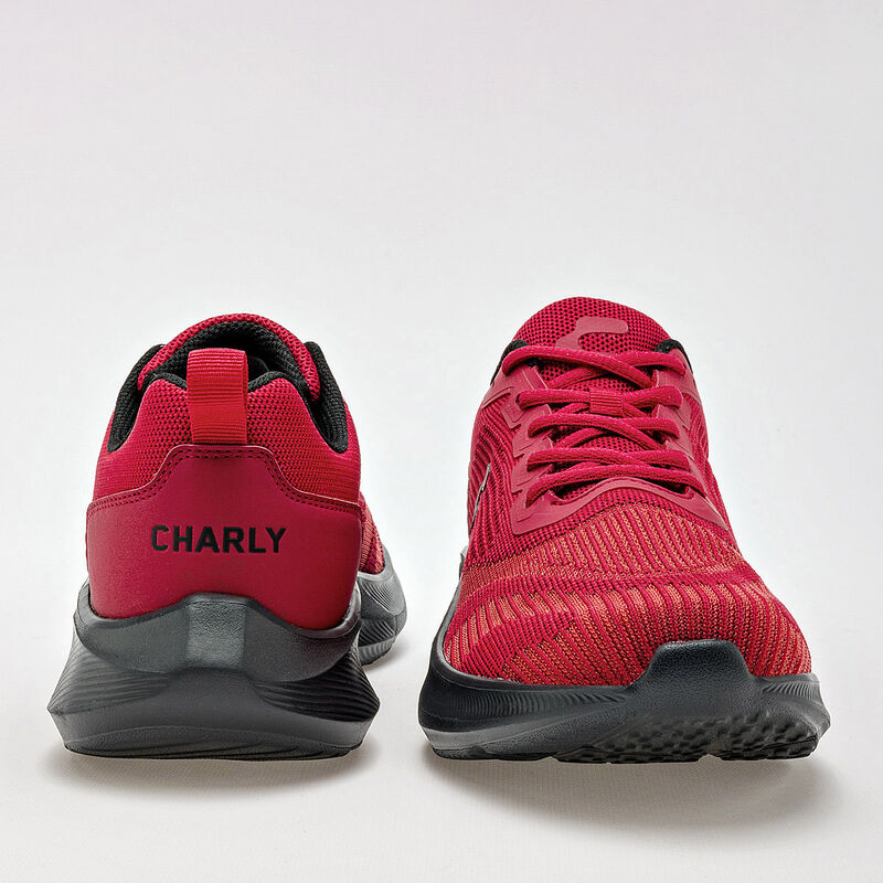 Charly Tenis deportivo para hombre rojo, runnin... image number null