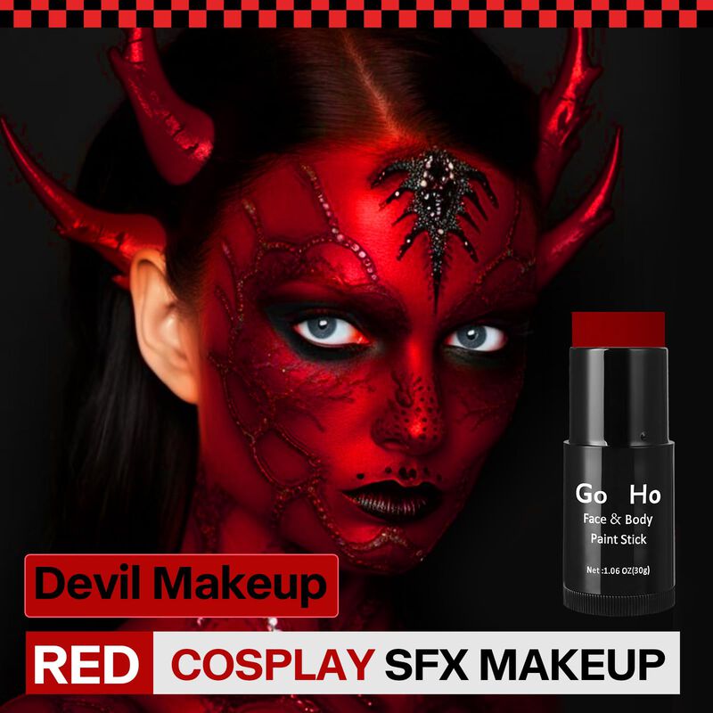 Barra De Pintura Facial Go Ho Rojo 30 g Imperme... image number null