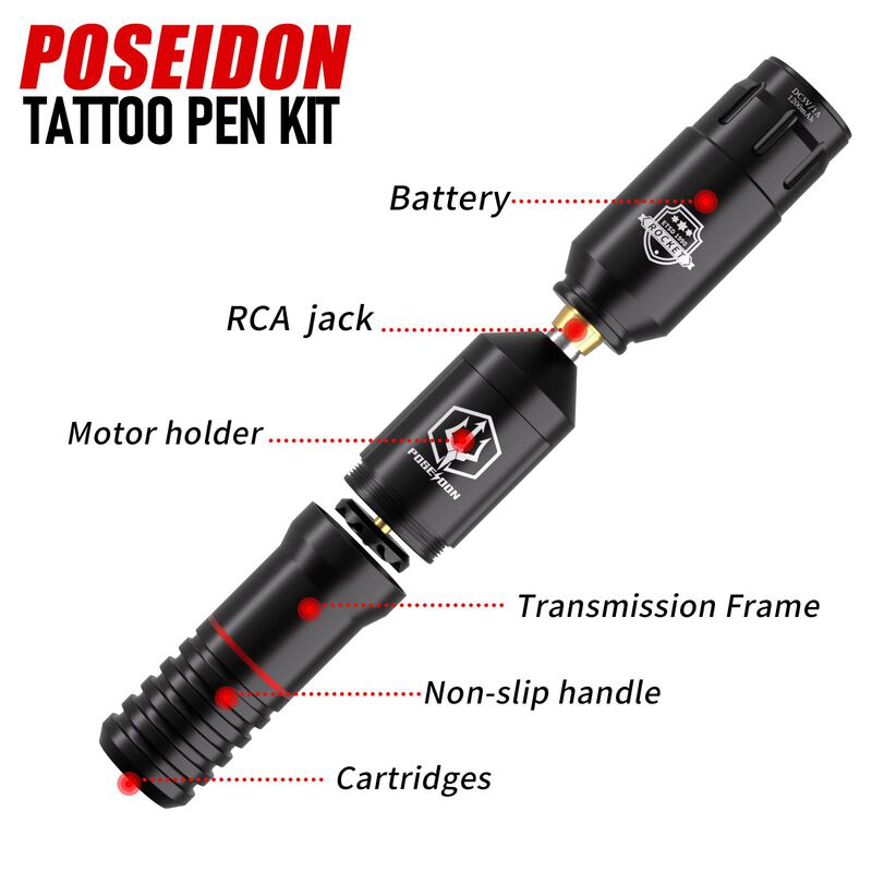 Kit De M&aacute;quina De Tatuaje Rotativa Inal&aacute;mbrica ... image number null