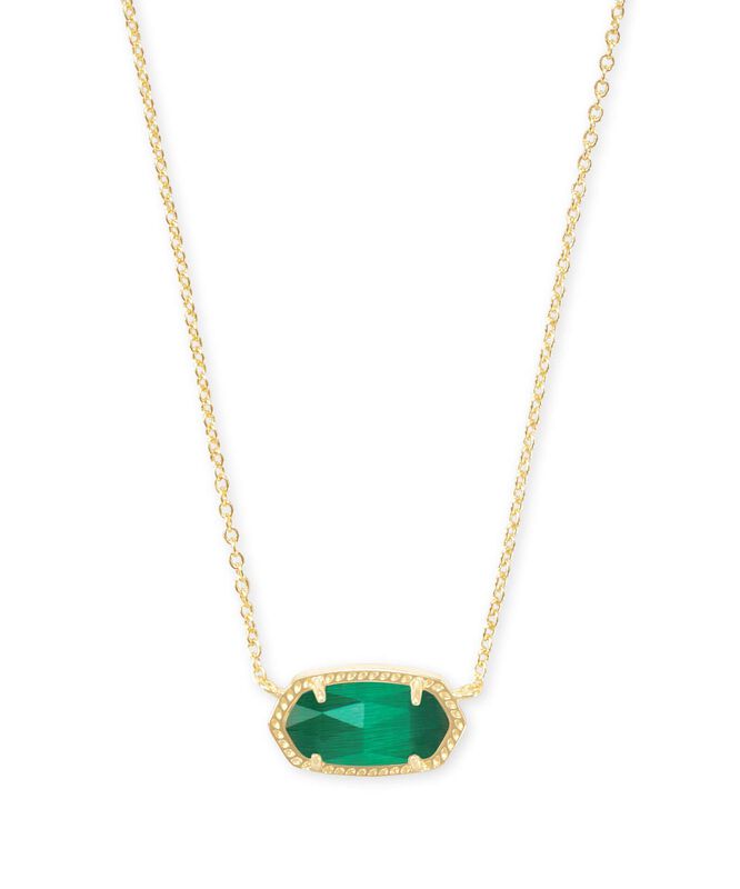 Collar Kendra Scott Elisa Con Dije De Esmeralda... image number null
