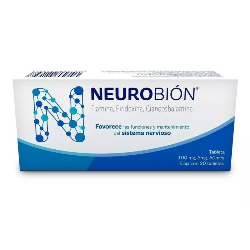 Neurobion Complejo B Caja 30 Tabletas image number null