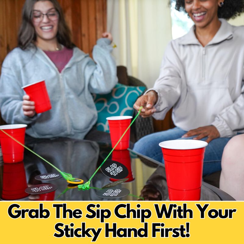 Juego Para Beber Slap N Sip Sticky Hand Con 100... image number null