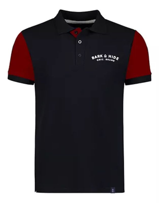 Bark and Hide Playera Polo Para Hombre Manga Co... image number null