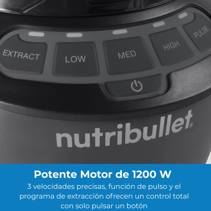 Licuadora Nutribullet Sistema Potente 1200 W Re... image number null