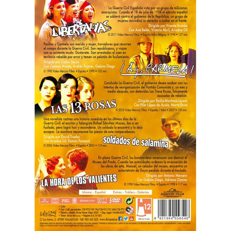 La guerra civil en el cine (pack) [DVD] image number null