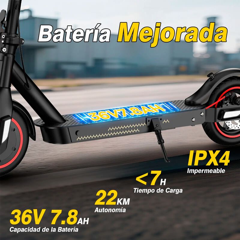 Scooter Eléctrico Honey Whale E9T Negro image number null