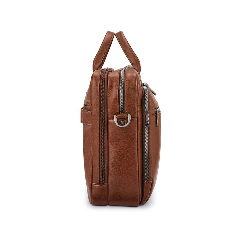 Malet&iacute;n Samsonite Classic Leather Toploader Cog... image number null