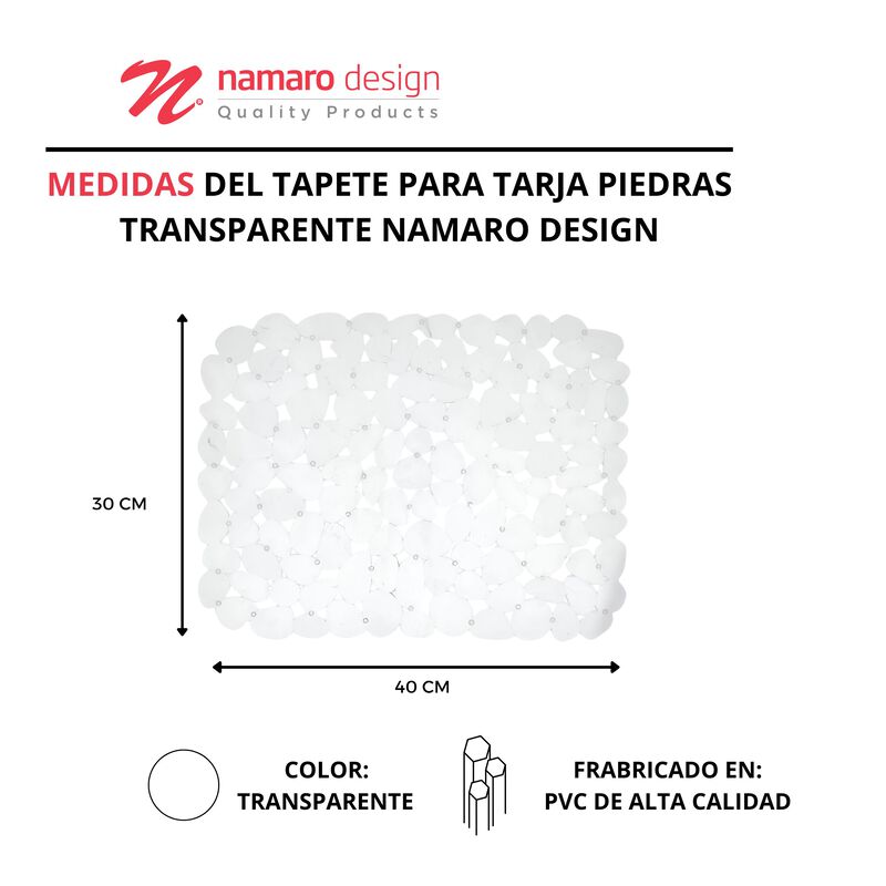 Tapete Para Tarja Piedras Transparente Namaro D... image number null