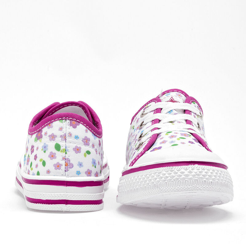 Koby Star Tenis urbano para ni&ntilde;a. Blanco fucsia image number null
