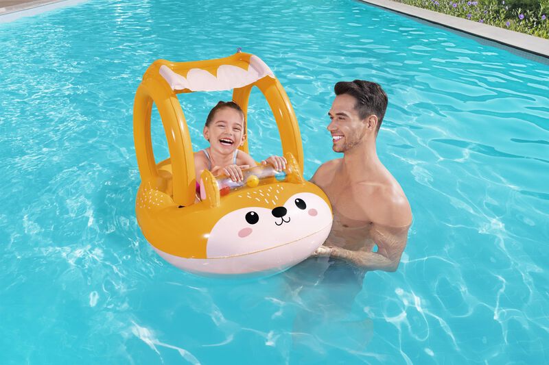Barquito hinchable infantil con parasol Friendl... image number null