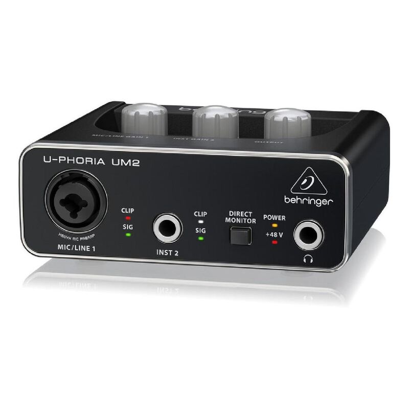 Behringer Um2 Interface Audio Usb 2x2 Portable  image number null