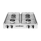 Parrilla de Gas Alfamex 4 Quemadores Blanco 312