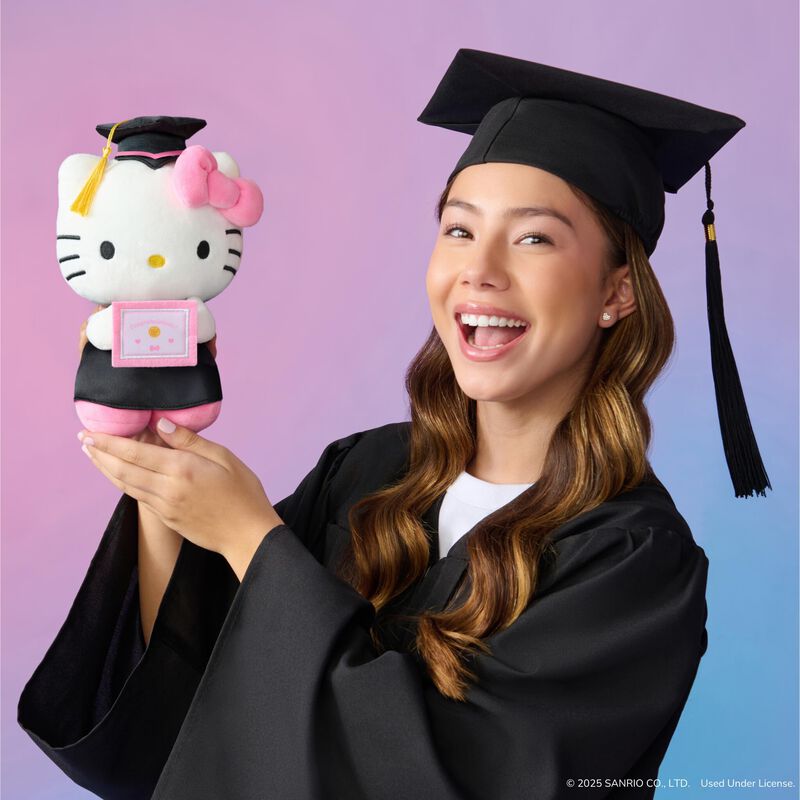 Peluche Hello Kitty Graduation 20 Cm Oficial Sa... image number null