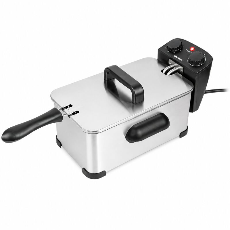 Freidora Aceite 3 L Timer 60 Min Acero Inox Gri... image number null
