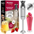 Licuadora De Inmersi&oacute;n Mueller Ultra-stick De Acero Inoxidable De 9 Velocidades
