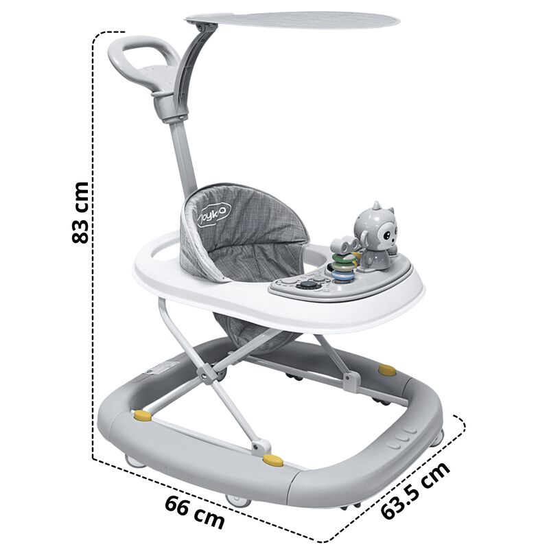 Andadera para Beb&eacute; Mecedora Mono Musical Bast&oacute;n... image number null