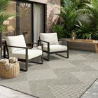 Alfombra Montvoo 183x274 Cm Polipropileno Boho Gris Plateado