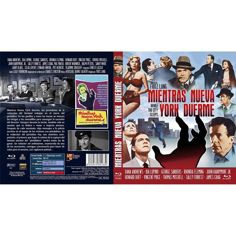 Mientras Nueva York Duerme [blu-ray] (1956) Whi... image number null