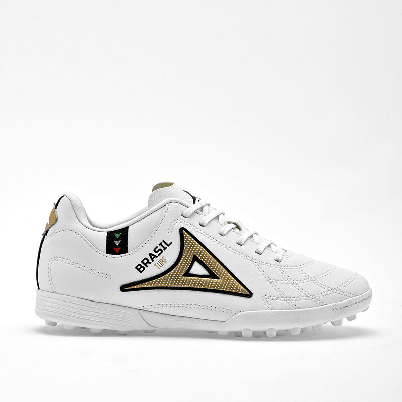 Pirma Tenis De F&uacute;tbol Para Mujer Blanco Dorado ... image number null