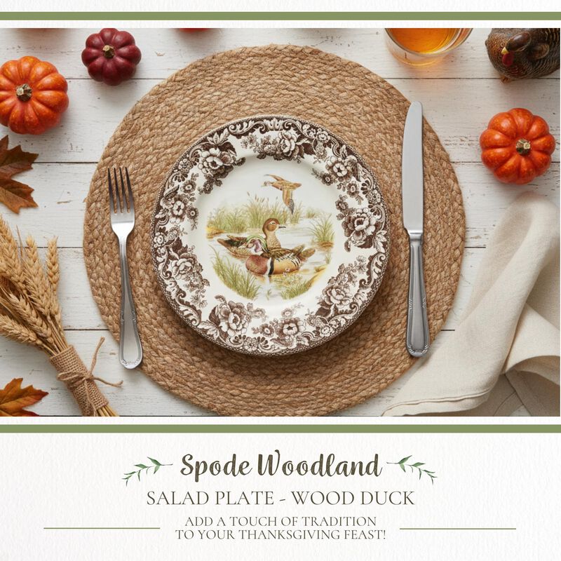 Plato De Ensalada Spode 20 cm Pato De Madera Bo... image number null