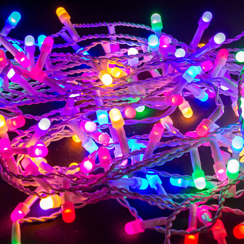 Serie cascada luz multicolor 300 LED 8 funcione... image number null