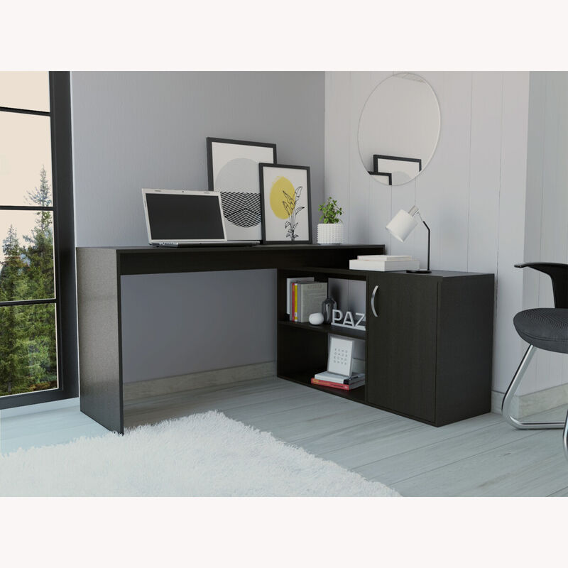 Escritorio armable Axis color Caf&eacute; image number null