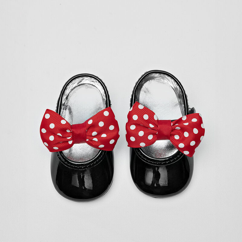 Willis Zapatitos para beb&eacute; ni&ntilde;a negro charol image number null