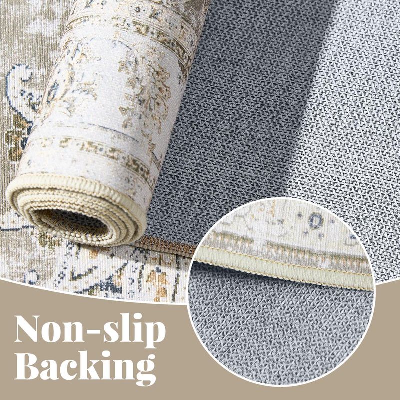 Alfombra Area Jinchan, Lavable, 160 X 230 Cm, D... image number null