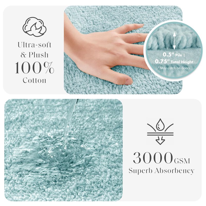 Alfombra De Ba&ntilde;o Madison Park 61 x 91 cm Algod&oacute;... image number null