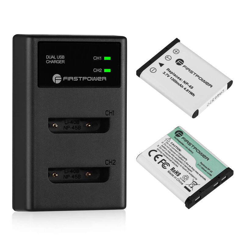 Bater&iacute;a Y Cargador Doble Para Fujifilm Instax M... image number null
