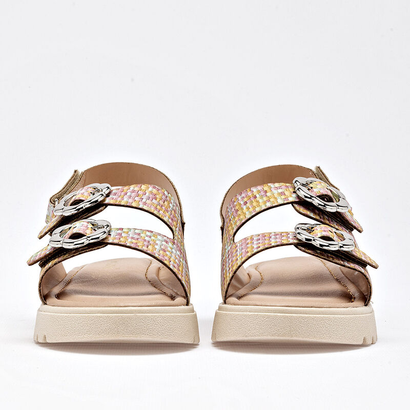 Celex sandalia para ni&ntilde;a rosa multicolor cod 14... image number null