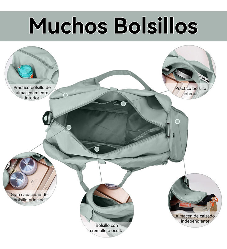 Bolsa Deportiva con Compartimento para Zapatos image number null