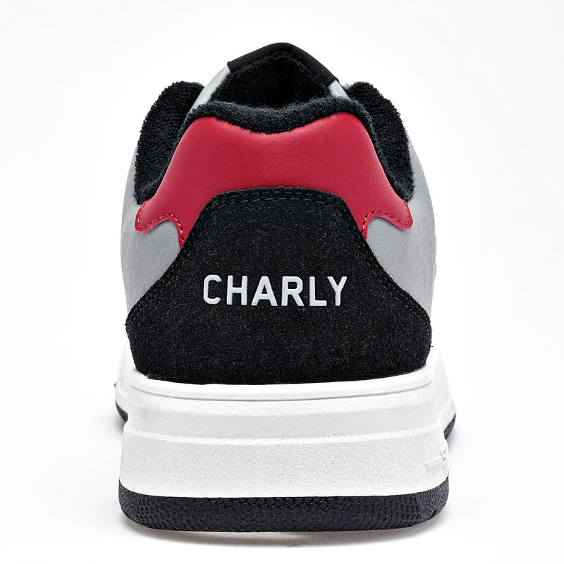 Charly tenis sport para hombre gris negro rojo ... image number null