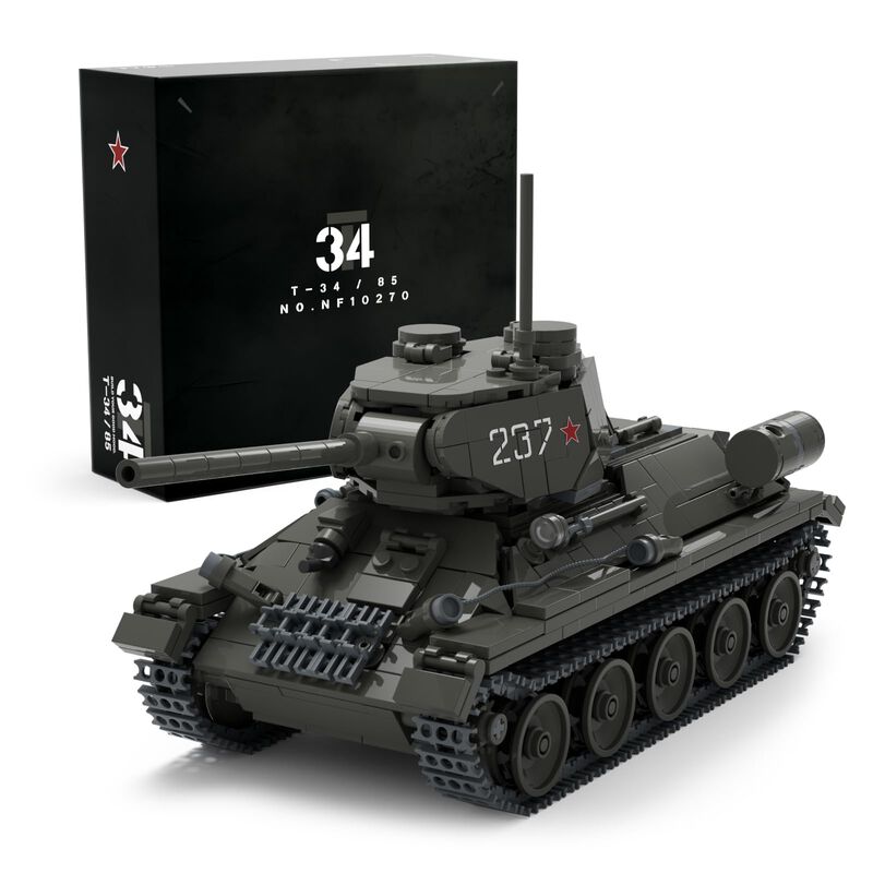 Set De Construcci&oacute;n Nifeliz T34/85 Tank Ww2 Mil... image number null