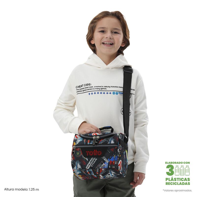 Kit Escolar Mochila Mediana, Lonchera Y Lapicer... image number null